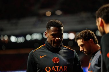 Ange-Yoan Bonny Atletico de Madrid ile Internazionale Milano (Maciej Rogowski / Ball Raw Images) arasındaki Şampiyonlar Ligi faz maçında görüldü)