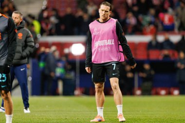 Atletico de Madrid ile Internazionale Milano (Maciej Rogowski / Ball Raw Images) arasındaki Şampiyonlar Ligi faz maçında Piotr Zielinski görüldü)