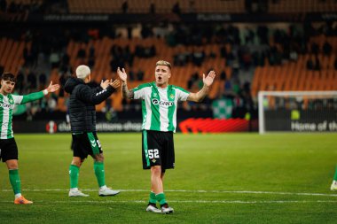 Pablo Garcia, Real Betis Balompie ve FC Utrecht (Maciej Rogowski / Ball Raw Images) takımları arasında oynanan UEFA Avrupa Ligi maçında görüldü.)