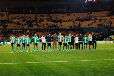 Players of Betis seen during UEFA Europa League game between teams of Real Betis Balompie and FC Utrecht (Maciej Rogowski/Ball Raw Images)