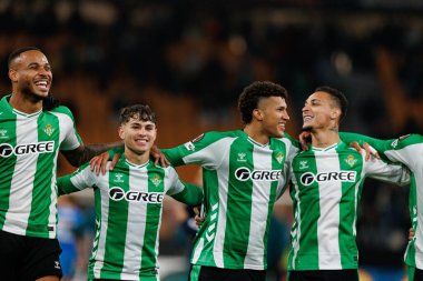 Natan, Angel Ortiz, Nelson Deossa and Antony seen during UEFA Europa League game between teams of Real Betis Balompie and FC Utrecht (Maciej Rogowski/Ball Raw Images)