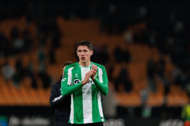 Sergi Altimira, Real Betis Balompie ve FC Utrecht (Maciej Rogowski / Ball Raw Images) takımları arasında oynanan UEFA Avrupa Ligi maçında görüldü.)