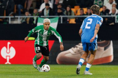 Cucho Hernandez, Real Betis Balompie ve FC Utrecht (Maciej Rogowski / Ball Raw Images) takımları arasındaki UEFA Avrupa Ligi maçında görüldü.)