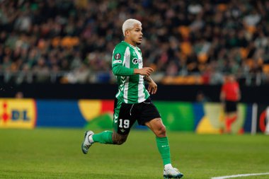 Cucho Hernandez, Real Betis Balompie ve FC Utrecht (Maciej Rogowski / Ball Raw Images) takımları arasındaki UEFA Avrupa Ligi maçında görüldü.)