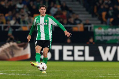 Sergi Altimira, Real Betis Balompie ve FC Utrecht (Maciej Rogowski / Ball Raw Images) takımları arasında oynanan UEFA Avrupa Ligi maçında görüldü.)