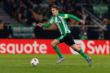 Diego Llorente, Real Betis Balompie ve FC Utrecht (Maciej Rogowski / Ball Raw Images) takımları arasında oynanan UEFA Avrupa Ligi maçında görüldü.)