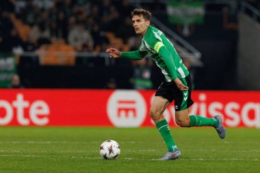 Diego Llorente, Real Betis Balompie ve FC Utrecht (Maciej Rogowski / Ball Raw Images) takımları arasında oynanan UEFA Avrupa Ligi maçında görüldü.)