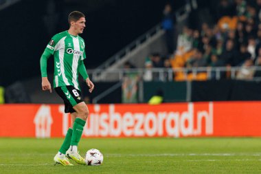 Sergi Altimira, Real Betis Balompie ve FC Utrecht (Maciej Rogowski / Ball Raw Images) takımları arasında oynanan UEFA Avrupa Ligi maçında görüldü.)