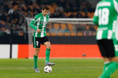 Diego Llorente, Real Betis Balompie ve FC Utrecht (Maciej Rogowski / Ball Raw Images) takımları arasında oynanan UEFA Avrupa Ligi maçında görüldü.)