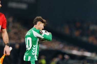 UEFA Avrupa Ligi maçında Real Betis Balompie ve FC Utrecht (Maciej Rogowski / Ball Raw Images) takımları arasında görülen Angel Ortiz)