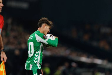 UEFA Avrupa Ligi maçında Real Betis Balompie ve FC Utrecht (Maciej Rogowski / Ball Raw Images) takımları arasında görülen Angel Ortiz)