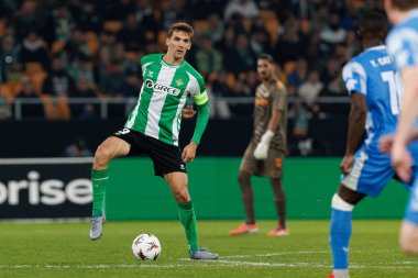 Diego Llorente, Real Betis Balompie ve FC Utrecht (Maciej Rogowski / Ball Raw Images) takımları arasında oynanan UEFA Avrupa Ligi maçında görüldü.)