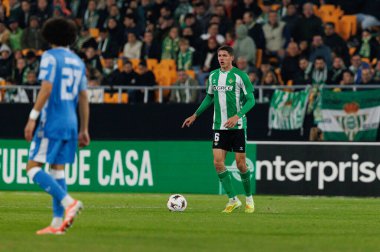 Sergi Altimira, Real Betis Balompie ve FC Utrecht (Maciej Rogowski / Ball Raw Images) takımları arasında oynanan UEFA Avrupa Ligi maçında görüldü.)