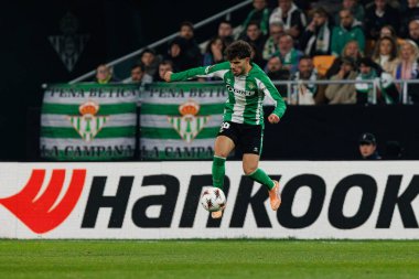 Abdessamad Ezzalzouli Ez Abde, Real Betis Balompie ve FC Utrecht (Maciej Rogowski / Ball Raw Images) takımları arasındaki UEFA Avrupa Ligi maçında görüldü.)