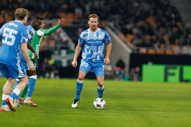 Dani de Wit, Real Betis Balompie ve FC Utrecht (Maciej Rogowski / Ball Raw Images) takımları arasında oynanan UEFA Avrupa Ligi maçında görüldü.)