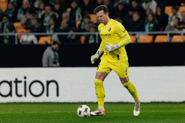 Michael Brouwer, Real Betis Balompie ve FC Utrecht (Maciej Rogowski / Ball Raw Images) takımları arasındaki UEFA Avrupa Ligi maçında görüldü.)