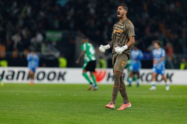 Alvaro Valles, Real Betis Balompie ve FC Utrecht (Maciej Rogowski / Ball Raw Images) takımları arasında oynanan UEFA Avrupa Ligi maçında görüldü.)