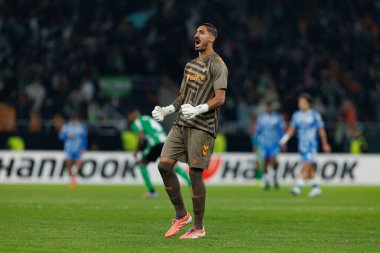 Alvaro Valles, Real Betis Balompie ve FC Utrecht (Maciej Rogowski / Ball Raw Images) takımları arasında oynanan UEFA Avrupa Ligi maçında görüldü.)