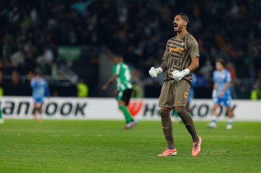 Alvaro Valles, Real Betis Balompie ve FC Utrecht (Maciej Rogowski / Ball Raw Images) takımları arasında oynanan UEFA Avrupa Ligi maçında görüldü.)