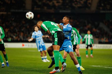 UEFA Avrupa Ligi maçında Real Betis Balompie ve FC Utrecht (Maciej Rogowski / Ball Raw Images) takımları arasında Natan ve Sebastien Haller görüldü.)
