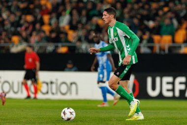 Sergi Altimira, Real Betis Balompie ve FC Utrecht (Maciej Rogowski / Ball Raw Images) takımları arasında oynanan UEFA Avrupa Ligi maçında görüldü.)