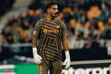 Alvaro Valles, Real Betis Balompie ve FC Utrecht (Maciej Rogowski / Ball Raw Images) takımları arasında oynanan UEFA Avrupa Ligi maçında görüldü.)