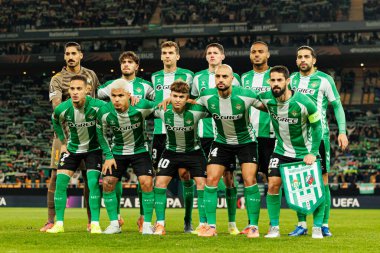 Real Betis Balompie ve FC Utrecht (Maciej Rogowski / Ball Raw Images) takımları arasında oynanan UEFA Avrupa Ligi maçında Betis takımı görülüyor.)