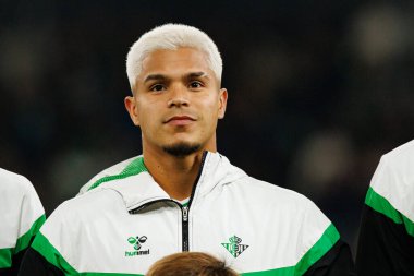 Cucho Hernandez, Real Betis Balompie ve FC Utrecht (Maciej Rogowski / Ball Raw Images) takımları arasındaki UEFA Avrupa Ligi maçında görüldü.)