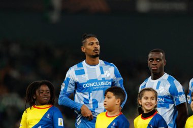 Sebastien Haller, Real Betis Balompie ve FC Utrecht (Maciej Rogowski / Ball Raw Images) takımları arasında oynanan UEFA Avrupa Ligi maçında görüldü.)