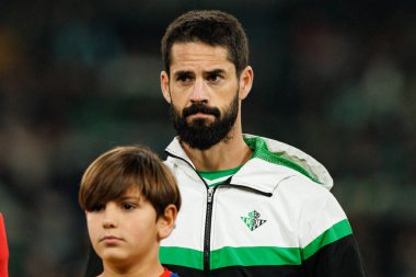 UEFA Avrupa Ligi maçında Real Betis Balompie ve FC Utrecht takımları arasında görülen Isco Alarcon (Maciej Rogowski / Ball Raw Images)