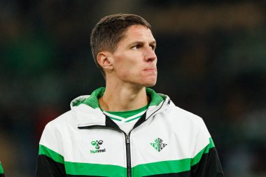 Sergi Altimira, Real Betis Balompie ve FC Utrecht (Maciej Rogowski / Ball Raw Images) takımları arasında oynanan UEFA Avrupa Ligi maçında görüldü.)