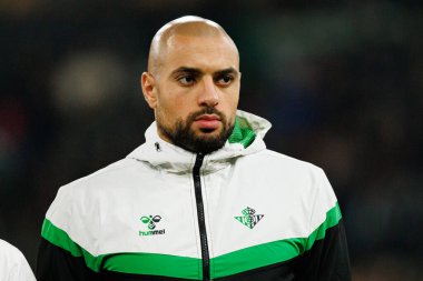 UEFA Avrupa Ligi maçında Real Betis Balompie ve FC Utrecht takımları arasında görülen Sofya Amrabat (Maciej Rogowski / Ball Raw Images)