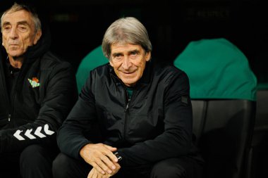 Manuel Pellegrini, Real Betis Balompie ve FC Utrecht (Maciej Rogowski / Ball Raw Images) takımları arasında oynanan UEFA Avrupa Ligi maçında görüldü)