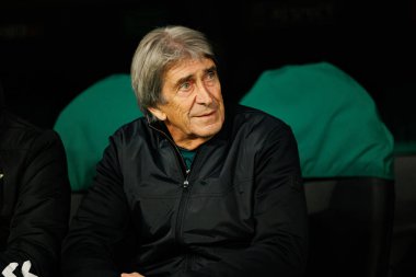 Manuel Pellegrini, Real Betis Balompie ve FC Utrecht (Maciej Rogowski / Ball Raw Images) takımları arasında oynanan UEFA Avrupa Ligi maçında görüldü)