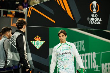 Valentin Gomez, Real Betis Balompie ve FC Utrecht (Maciej Rogowski / Ball Raw Images) takımları arasında oynanan UEFA Avrupa Ligi maçında görüldü.)