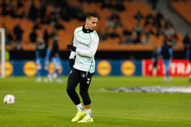 UEFA Avrupa Ligi maçında Real Betis Balompie ve FC Utrecht (Maciej Rogowski / Ball Raw Images) takımları arasında görüldü.)