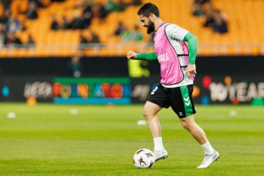 UEFA Avrupa Ligi maçında Real Betis Balompie ve FC Utrecht takımları arasında görülen Isco Alarcon (Maciej Rogowski / Ball Raw Images)