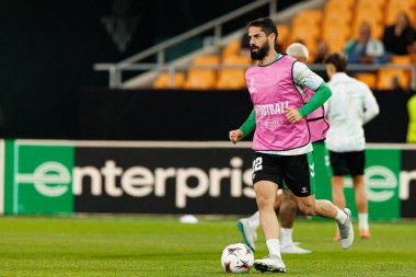 UEFA Avrupa Ligi maçında Real Betis Balompie ve FC Utrecht takımları arasında görülen Isco Alarcon (Maciej Rogowski / Ball Raw Images)