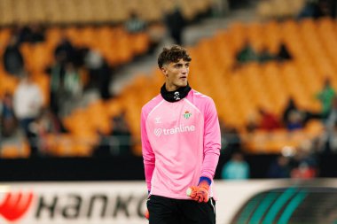 UEFA Avrupa Ligi maçında Real Betis Balompie ve FC Utrecht (Maciej Rogowski / Ball Raw Images) takımları arasında Manu Gonzalez Pallares görüldü.)