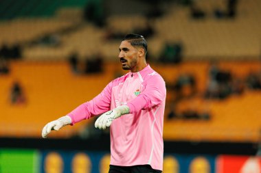 Alvaro Valles, Real Betis Balompie ve FC Utrecht (Maciej Rogowski / Ball Raw Images) takımları arasında oynanan UEFA Avrupa Ligi maçında görüldü.)