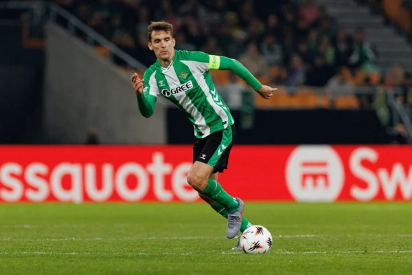 Diego Llorente, Real Betis Balompie ve FC Utrecht (Maciej Rogowski / Ball Raw Images) takımları arasında oynanan UEFA Avrupa Ligi maçında görüldü.)