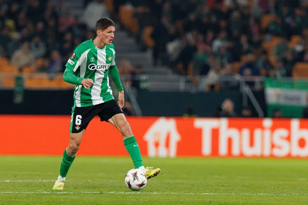 Sergi Altimira, Real Betis Balompie ve FC Utrecht (Maciej Rogowski / Ball Raw Images) takımları arasında oynanan UEFA Avrupa Ligi maçında görüldü.)