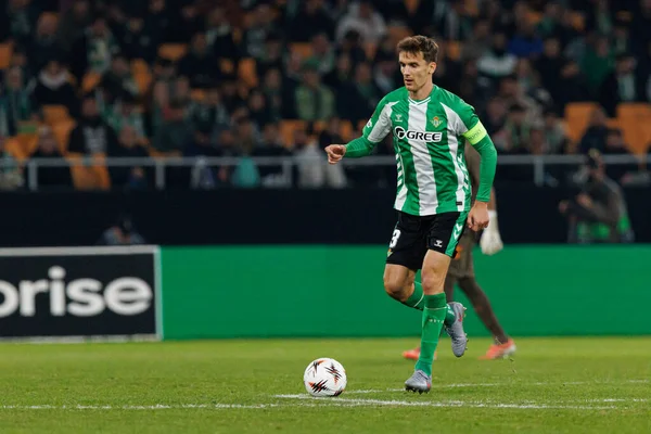 Diego Llorente, Real Betis Balompie ve FC Utrecht (Maciej Rogowski / Ball Raw Images) takımları arasında oynanan UEFA Avrupa Ligi maçında görüldü.)