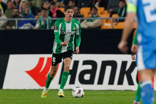 Sergi Altimira, Real Betis Balompie ve FC Utrecht (Maciej Rogowski / Ball Raw Images) takımları arasında oynanan UEFA Avrupa Ligi maçında görüldü.)