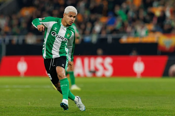 Cucho Hernandez, Real Betis Balompie ve FC Utrecht (Maciej Rogowski / Ball Raw Images) takımları arasındaki UEFA Avrupa Ligi maçında görüldü.)