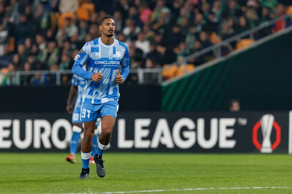 Sebastien Haller, Real Betis Balompie ve FC Utrecht (Maciej Rogowski / Ball Raw Images) takımları arasında oynanan UEFA Avrupa Ligi maçında görüldü.)