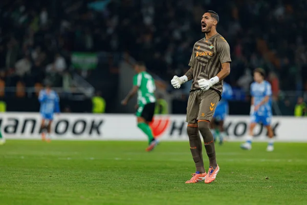 Alvaro Valles, Real Betis Balompie ve FC Utrecht (Maciej Rogowski / Ball Raw Images) takımları arasında oynanan UEFA Avrupa Ligi maçında görüldü.)
