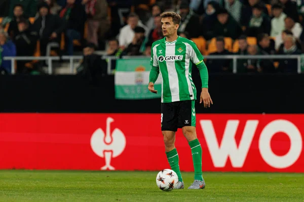 Diego Llorente, Real Betis Balompie ve FC Utrecht (Maciej Rogowski / Ball Raw Images) takımları arasında oynanan UEFA Avrupa Ligi maçında görüldü.)
