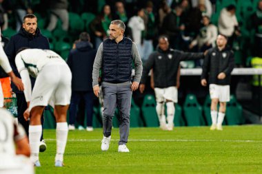 Liga Portekiz maçı sırasında Estadio Jose Alvalade 'de Sporting CP ve CF Estrela Amadora (Maciej Rogowski / Ball Raw Images) takımları arasında Rui Borges görüldü)