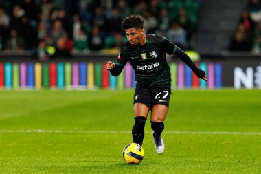 Alisson Santos  seen during Liga Portugal game between teams of Sporting CP and CF Estrela Amadora  at Estadio Jose Alvalade (Maciej Rogowski/Ball Raw Images)
